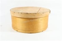 Round Bentwood Lidded Cheese Box