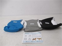 3-Pc Teamoy Dog Diapers, Various Colours