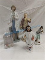 Lladro & Other Porcelain Items / Figurnies