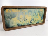 Vintage It's Miller Time Lighted Beer Sign