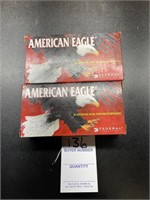 2 Boxes American Eagle 9mm Ammo