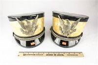 (2) Vintage Marching Band Helmet