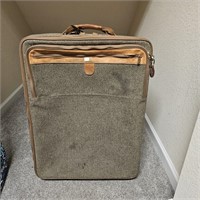 Retro Hartmann Tweed Rolling Suitcase Luggage