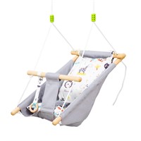 Outsunny Indoor Baby Swing with 2 Cushions, Infant