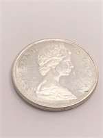 1965 CANADIAN SILVER 50 CENT SILVER COIN