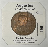 Roman Ancient Augustus BC 27 - AD 14