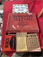 Sign & bingo