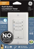 (N) GE Push Button Digital Countdown Timer Switch,