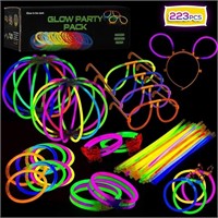 (N) Glow Sticks Party Pack with Connectors - Color