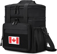 (N) Large Expandable Tactical Lunch Bag for Men, D