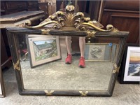 GOLD PAINTED DECORATOR MIRROR