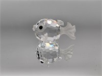 MINIATURE SWAROVSKI FISH - .75" TALL X 1.5" LONG