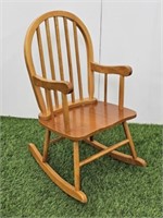 CHILDS ROCKING CHAIR- 28.25" HIGH X 15.5" W X 20"