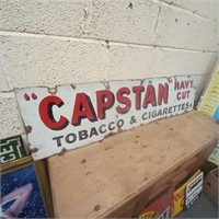 Original Enamel "Capstan Navy Cut Cigarettes"