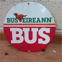 "Bus Eireann" Metal Sign - Enamel Double SIded