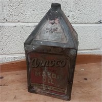 Old Arnoco Motor Oil Pyramid Oil Can - Arnotts