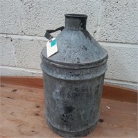 Old 5 Gallon Petrol Pouring Can (no lid) - 52cm