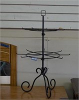 Two Tier Metal Swivel Display Stand