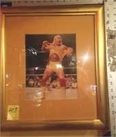 FRAMED HULK HOGAN PHOTO