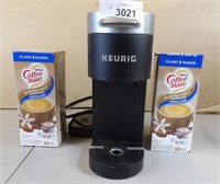 Keurig Coffee Maker & Coffee Mate Creamer