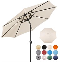 TN7046  Sun-Ray Patio Solar Umbrella 9 FT Creamy B