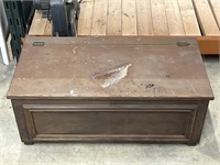 Vintage Brown Chest Trunk Storage Box
