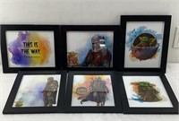 The Mandalorian framed art collection