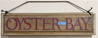 "OYSTER BAY" WOODEN SIGN