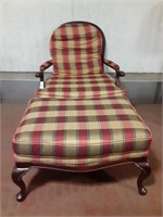 Arm Chair & Matching Ottoman