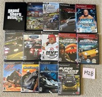 T - LOT OF PLAY STATION 2 VIDEO GAMES (M28)