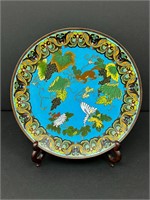 Chinese Cloisonne Plate