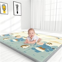 YOOVEE Foldable Baby Play Mat for Crawling  Extra