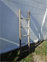 16 x 66" Wooden Display Ladder