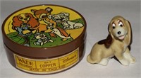 Wade Disney Hat Box Fox & The Hound Copper