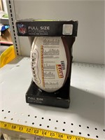 Collectible NFL Superbowl  History 2012 football