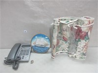 ORGANIZER BAG, TELEPHONE + SHIP DECOR