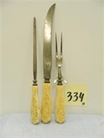 Stag Design Handled Cutlery Set, Landers Fairy &