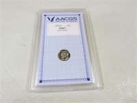 AACGS Graded 1964-P Roosevelt Dime PR67