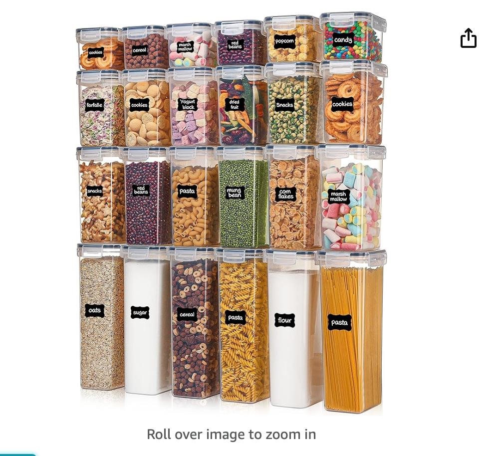 Airtight Food Storage Containers with Lids,