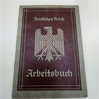 WW2 Arbeitsbuch Employment Status Book