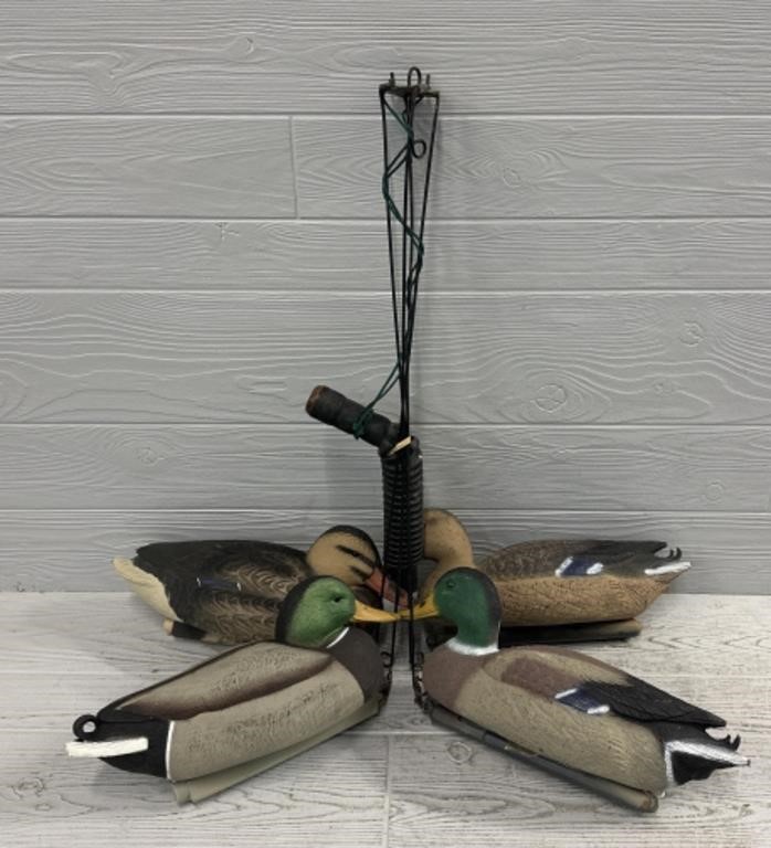 (4)  Mallard Duck Decoys