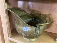 Nice, Victorian brass ash bucket