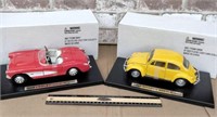 (2X) ASSORTED CARS, 1967 VW BEETLE