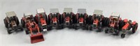 Assortment of model Massey Ferguson tractors