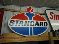 Fantastic vintage 2 sided porcelain Standard Oil