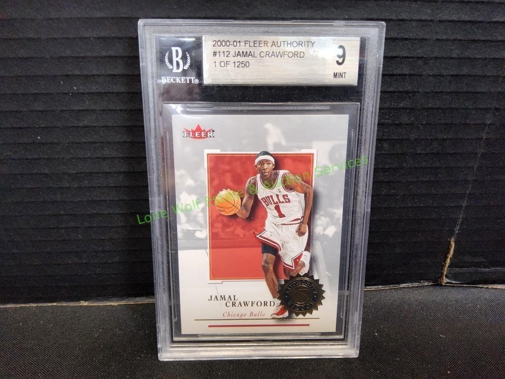 Graded 2000-01 Fleer Authority Jamal Crawford