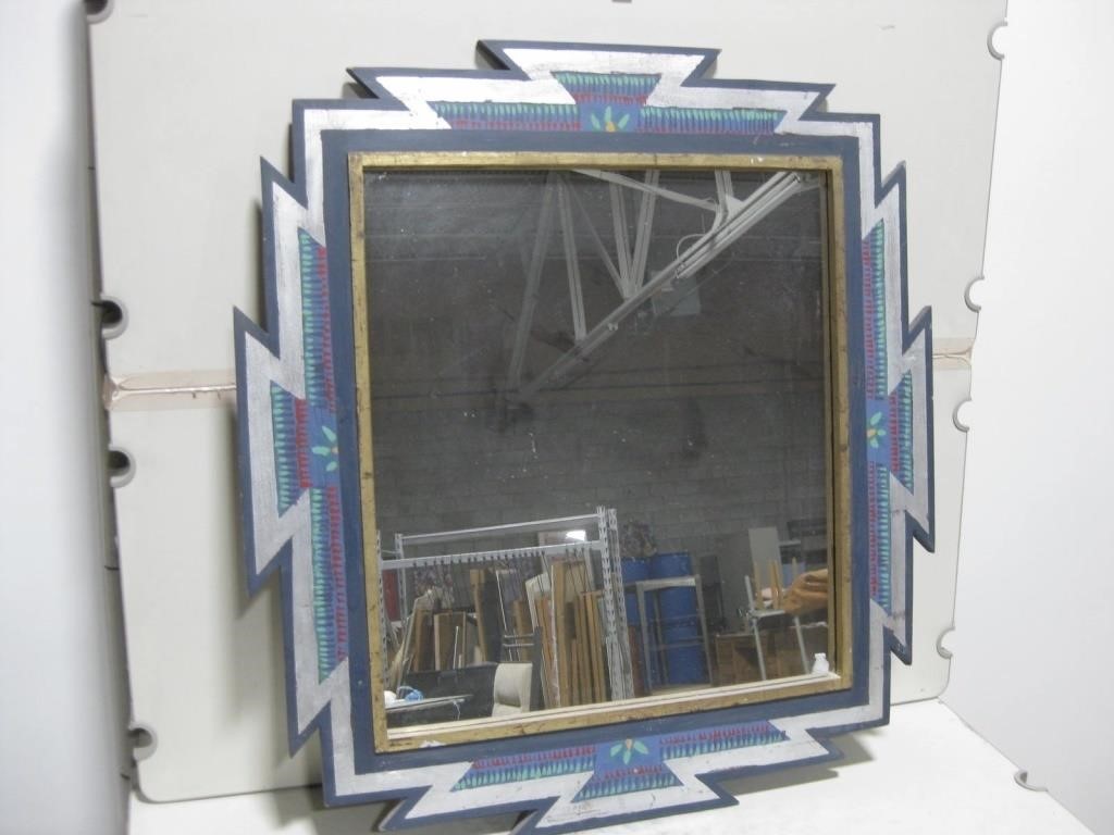 34"x 39" Framed Mirror