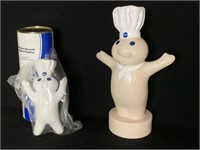 Pillsbury collectible items including a plastic ba