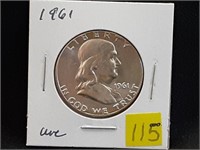 1961 Franklin Half Dollar