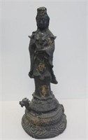 Antique Chinese bronze figure Guan Yin